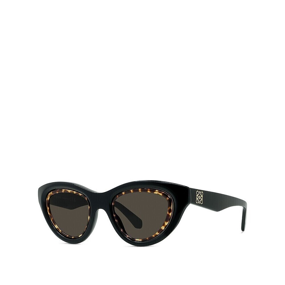 Loewe LW40182U Sunglasses Shiny Black Acetate/Metal